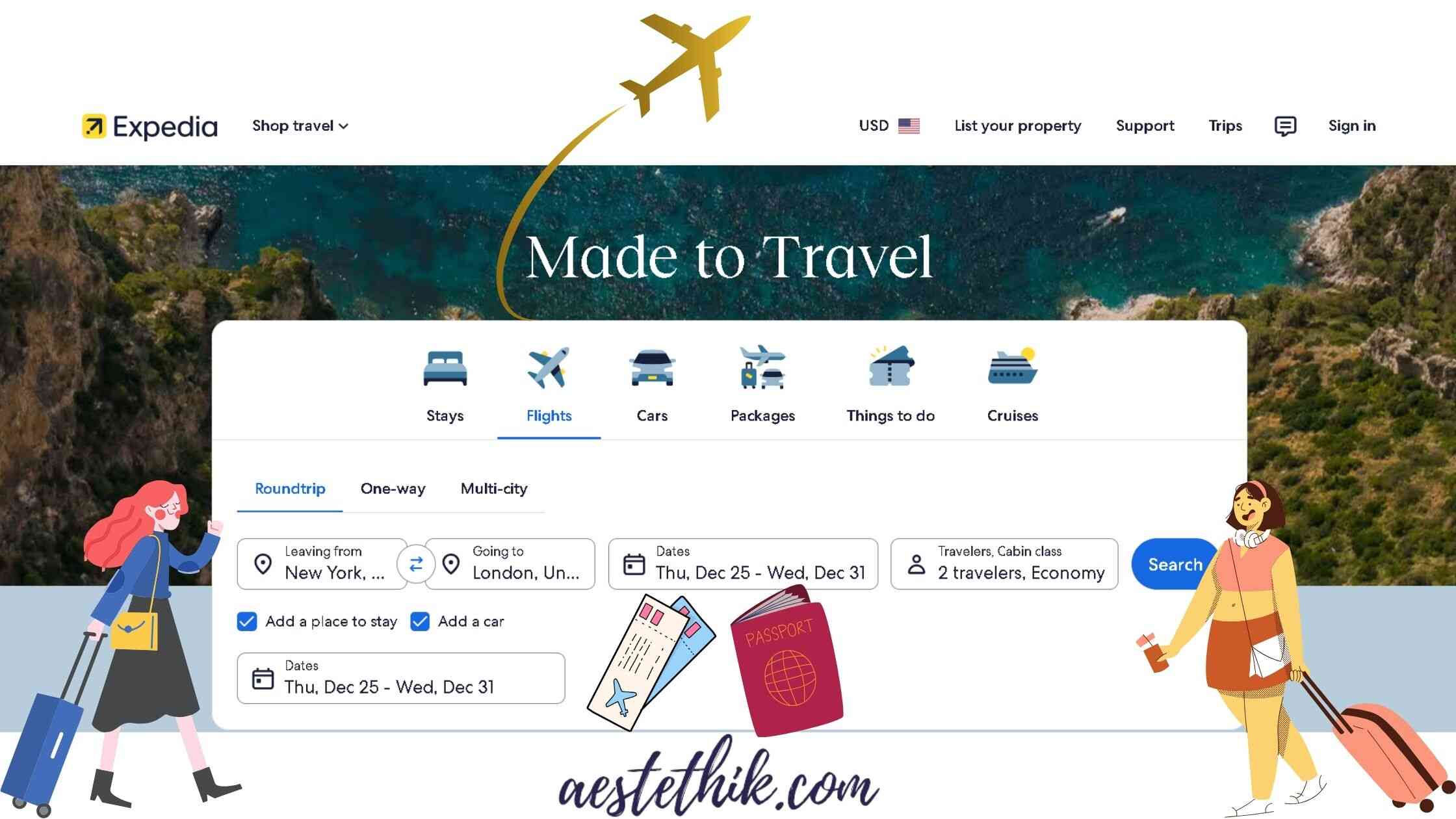 The Best Secrets to Book Expedia Flights & Tickets — Aestethik